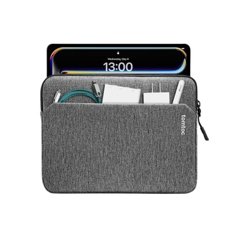 Tomtoc Funda Light- A18 para iPad Pro M4 de 13" - Gris-1