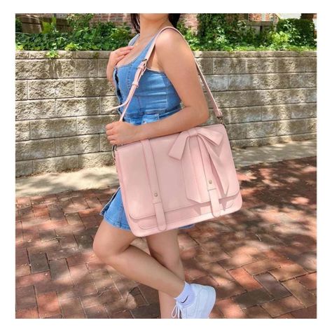 Ecosusi Mochila y Maletín con Lazo Removible Summer Garden Romance para 14" - Rosado-2