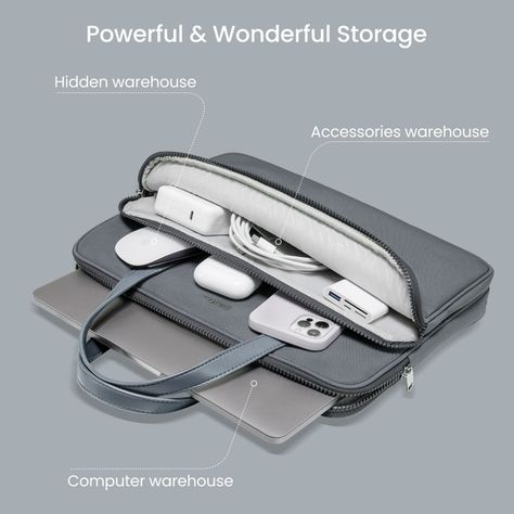 Tomtoc Bolso Premium H21 Para 14'' MacBook Pro - Gris-1