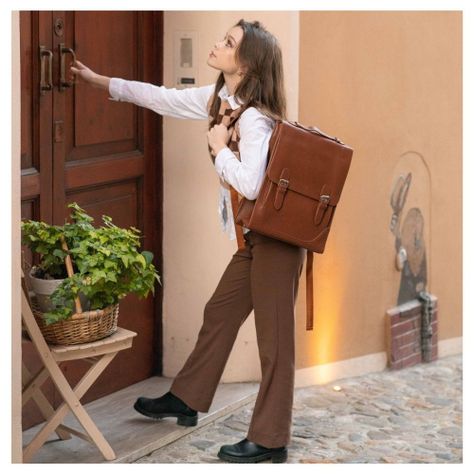 Ecosusi - Mochila Vintage Verbena hasta 14"- Marrón-7