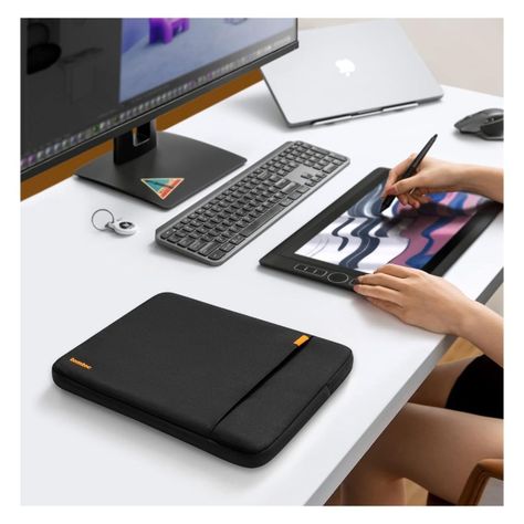 Tomtoc Funda Defender-A13 para MacBook Pro M3/M2/M1 de 14" - Negro-5
