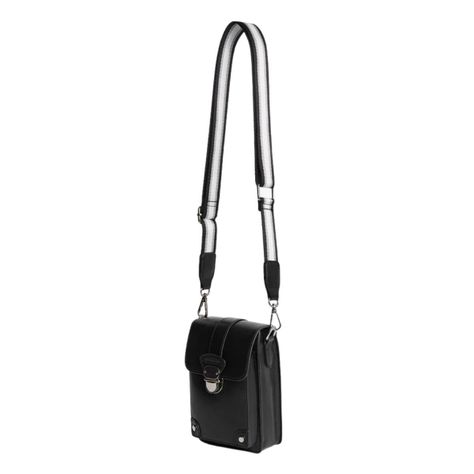 Ecosusi Bolso Cruzado Vintage para Teléfono - Negro-4