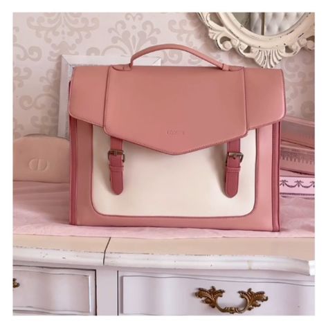 Ecosusi Maletín y Mochila Julie para Notebook 15,6” - Rosado-7