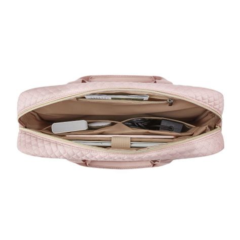 Bagsmart Maletín grande para notebook de 15.6" - Rosado-3