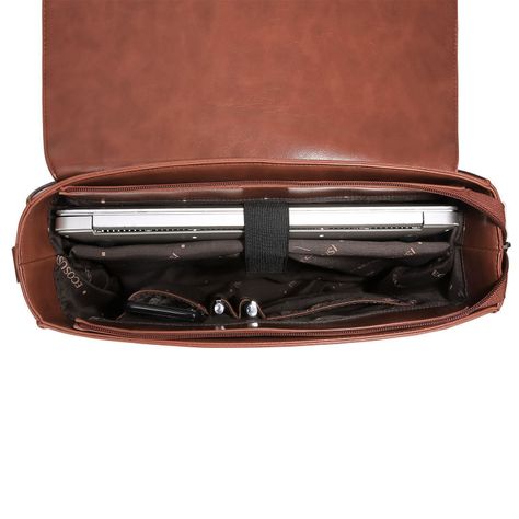 Ecosusi Maletín BOW para laptop 15.6" - Café-4