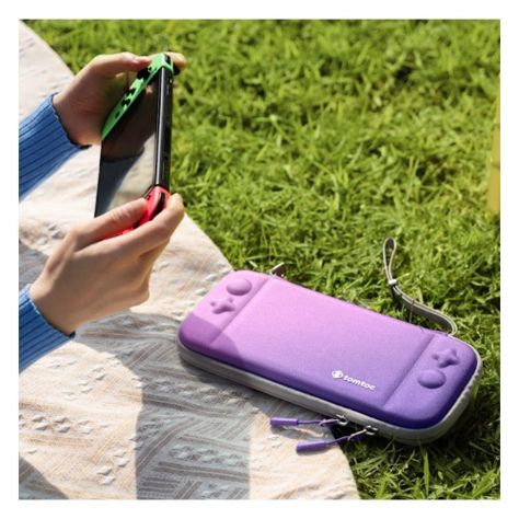 Tomtoc Estuche Ligero Para Nintendo Switch OLED - Morado-7