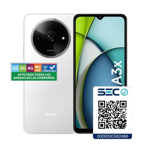 Xiaomi Redmi A3X 4GB + 128GB Blanco-1