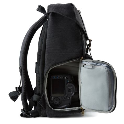 Bagsmart Mochila para camara y notebook de 15" - Negro-7