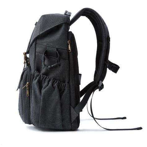 Bagsmart Mochila para camara y notebook de 15" - Negro-5