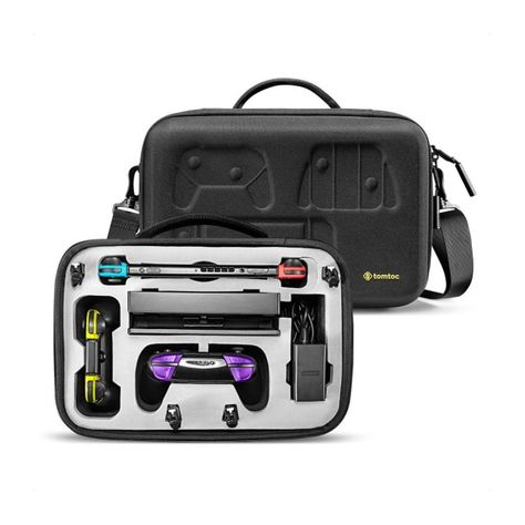 Tomtoc Estuche de Almacenamiento FancyCase-G06 para Nintendo Switch - Negro-1