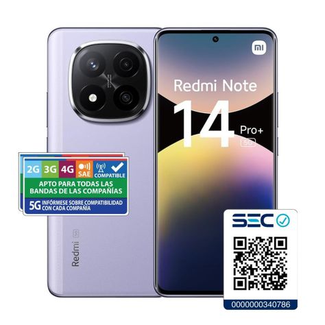 Xiaomi Redmi Note 14 Pro+ 5G 12GB + 512GB Violeta Lavanda-1