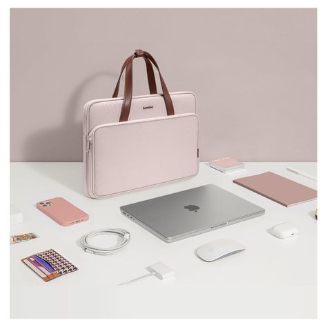 Tomtoc Bolso de Hombro Versatile-A12 MacBook Pro 14" M3/M2/M1 - Rosado-5