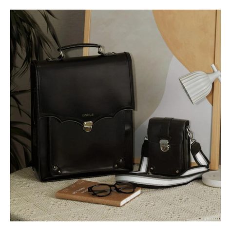 Ecosusi Mochila Vintage Aria para Notebook 14” - Negro-5