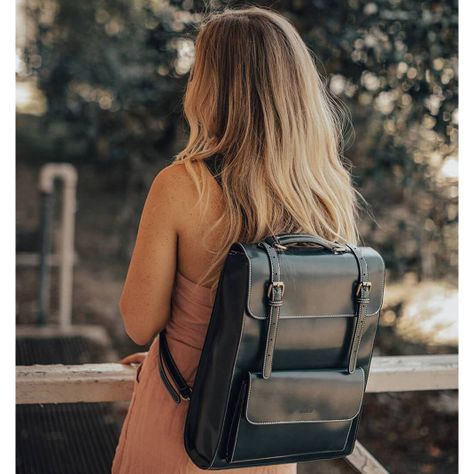 Ecosusi Mochila Vintage Camellia para Notebook 15,6" - Negro-2