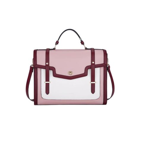Ecosusi Maletín Vintage BELLADONNA para 14" - Rosa-0