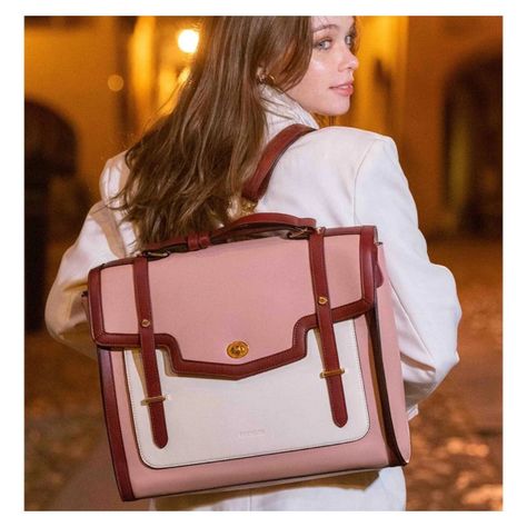Ecosusi Maletín Vintage BELLADONNA para 14" - Rosa-5