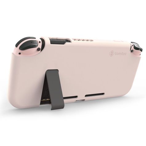 Tomtoc - Caracasa De Silicona Para Nintendo Switch- Rosado-2