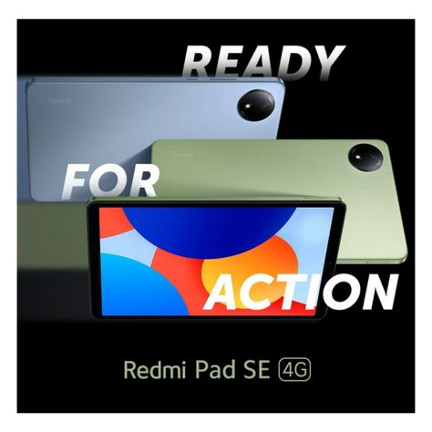 Xiaomi Tablet Redmi Pad SE 8.7" con espacio SIM 4G teléfono 4GB+128GB Verde-3