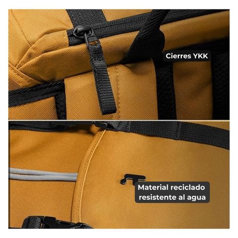 Tomtoc Mochila VintPack-A1 17L para Macbook 16" - Amarillo-5