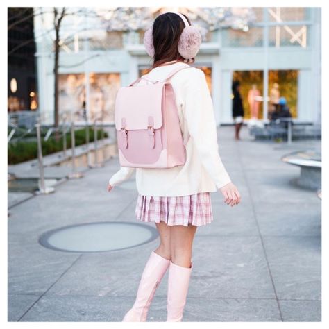 Ecosusi - Mochila Vintage Verbena hasta 14" - Rosado-7