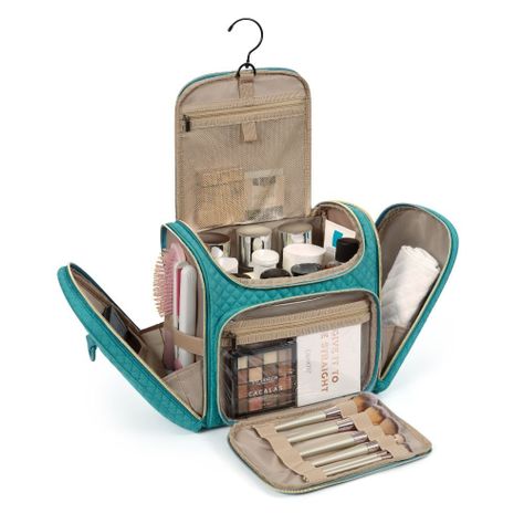 Bagsmart - Neceser de viaje gran capacidad - Azul-3