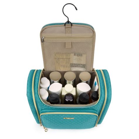 Bagsmart - Neceser de viaje gran capacidad - Azul-2