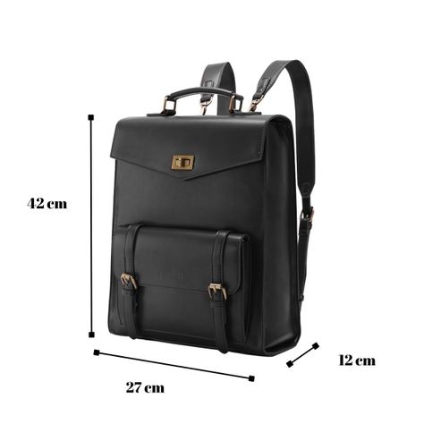 Ecosusi Mochila Vintage Daisy para Notebook 15,6" - Negro-5