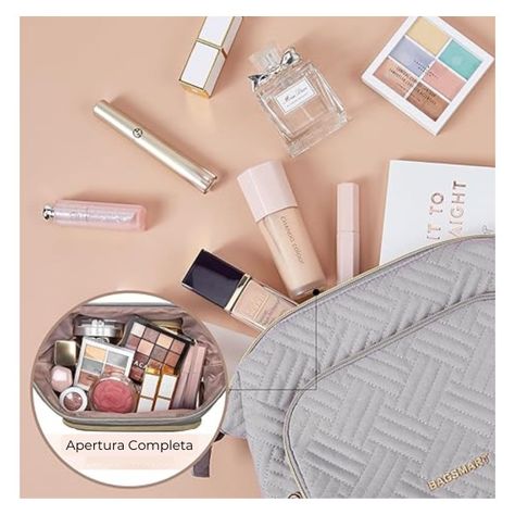 Bagsmart Estuche Cosmetiquero Tejido - Turquesa-3