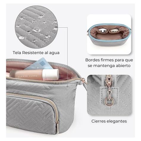 Bagsmart Estuche Cosmetiquero Tejido - Turquesa-7