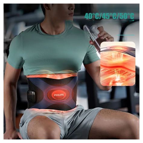 Philips Masajeador de Cintura Fitness y Relajación PPM4331 - Negro-2