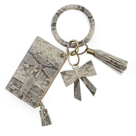 Ecosusi Llavero de pulsera con borla y lazo  - cobra-2