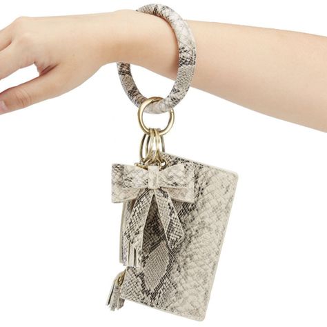 Ecosusi Llavero de pulsera con borla y lazo  - cobra-3