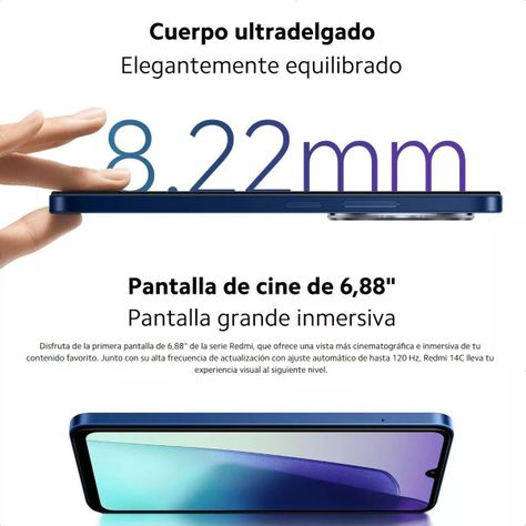 Xiaomi Redmi 14C 4G 4GB + 128GB Azul Astral-7