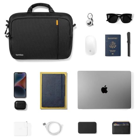 Tomtoc Maletín Delgado Defender-A30 para Macbook Pro 16" - Negro-3