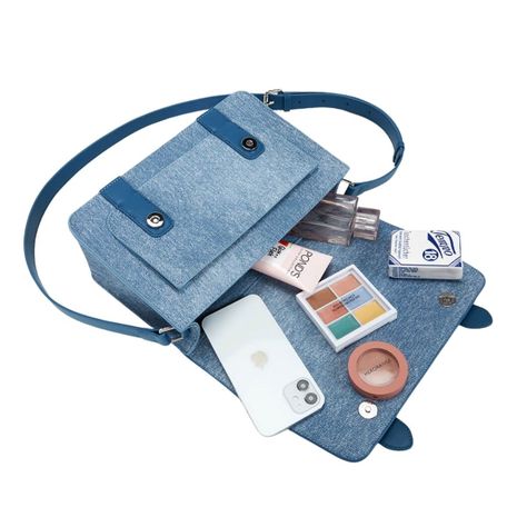 Ecosusi Bolso Mensajero Jane para Tablet 10.2” - Denim-3