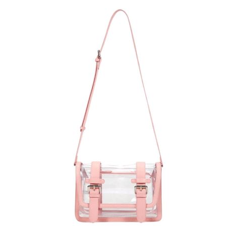 Ecosusi Bolso Mensajero Jane para Tablet 10.2” - Rosado Transparente-3