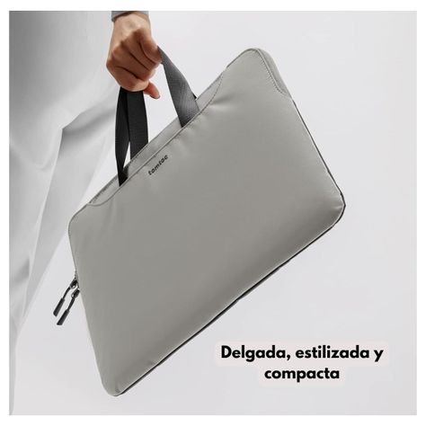 Tomtoc Funda Light-A21 Bicolor para 15" - 16" - Gris-2