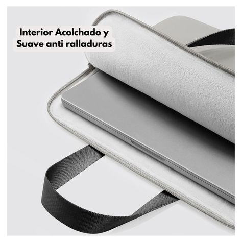 Tomtoc Funda Light-A21 Bicolor para 15" - 16" - Gris-4