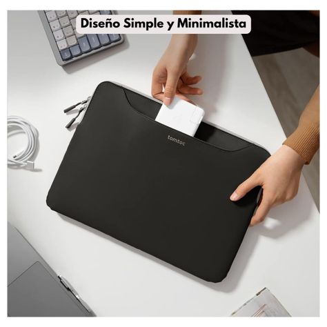 Tomtoc Funda Light-A21 Bicolor para 15" - 16" - Gris-6