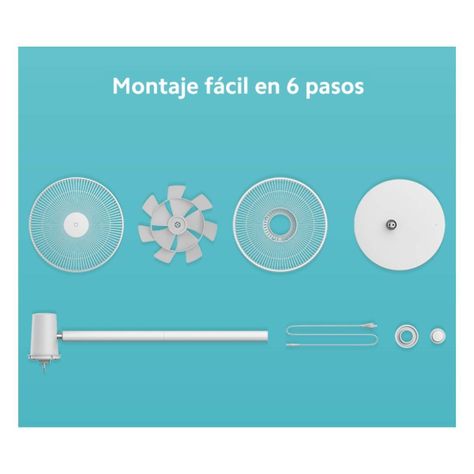 Xiaomi Ventilador Inteligente Mi Smart Standing Fan 2 EU Blanco-6