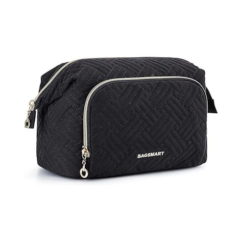 Bagsmart Estuche Cosmetiquero Tejido - Negro-0