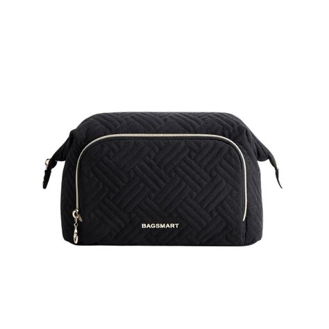 Bagsmart Estuche Cosmetiquero Tejido - Negro-1