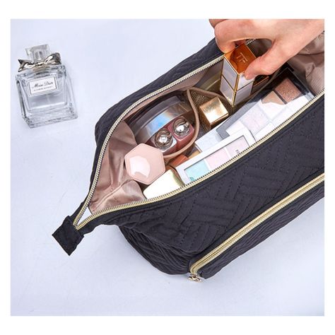 Bagsmart Estuche Cosmetiquero Tejido - Negro-6