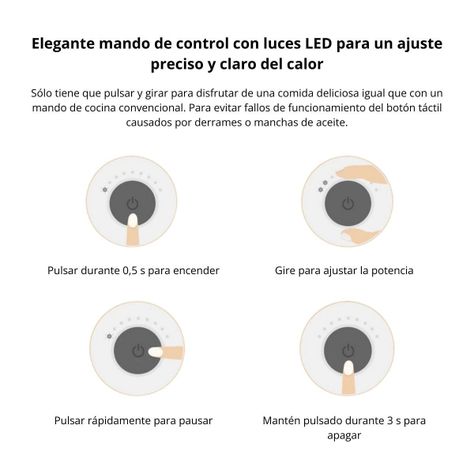 Xiaomi Cocina de Inducción Induction Cooker Lite EU Blanco-4