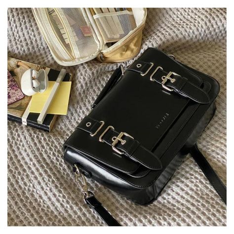 Ecosusi Bolso Bandolera Vintage Victor Tablet 10,2"- Negro-7