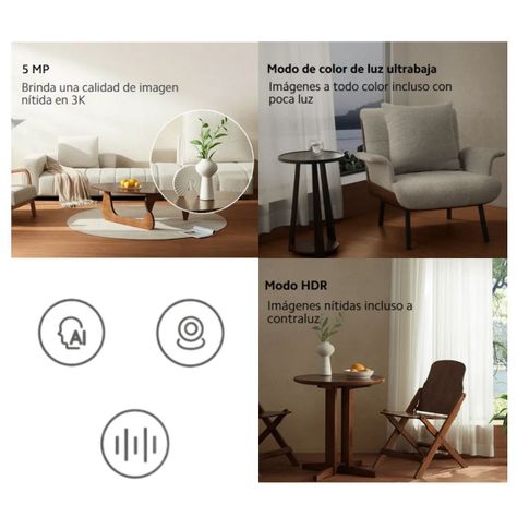 Xiaomi Cámara de Seguridad Inteligente C500 Pro Blanco-4