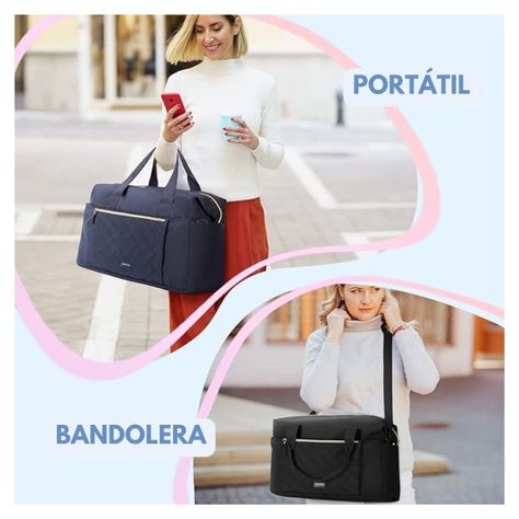 Mommore Bolso Maternal para Hospital Set 4 Piezas 39L - Azul-5