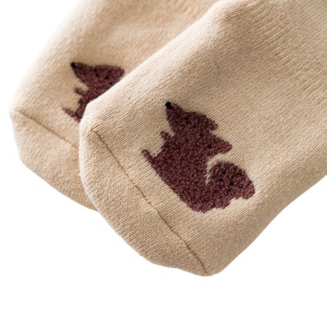 Calcetines de bebé - Diseño Ardilla-4