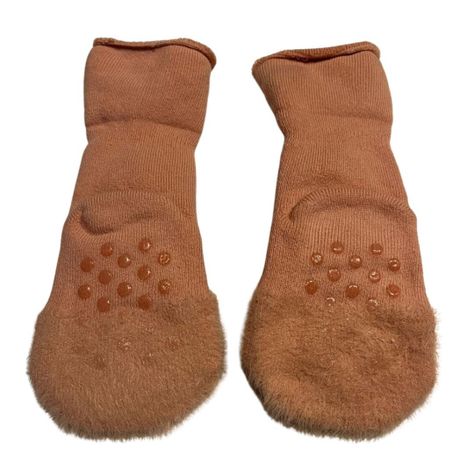 Calcetines rosados de bebé con osito-2