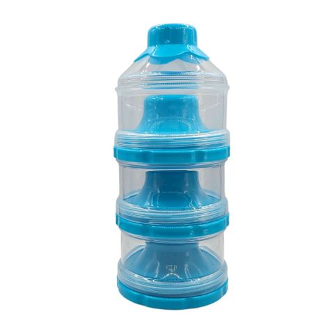 Dispensadores apilables de leche celeste - Warmly-0